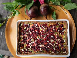 BEETROOT AND SPINACH PIE