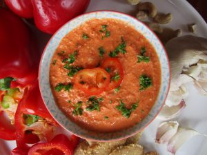 ROAST CAPSICUM AND CASHEW DIP