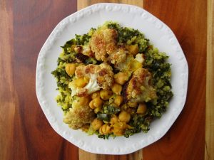 CAULIFLOWER, QUINOA and CHICKPEA SAVOURY