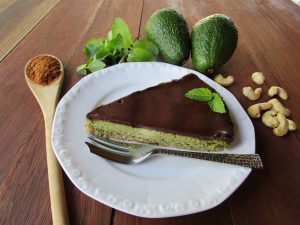 RAW AVOCADO, CAROB & MINT SLICE