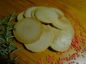 RED LENTIL CRACKERS